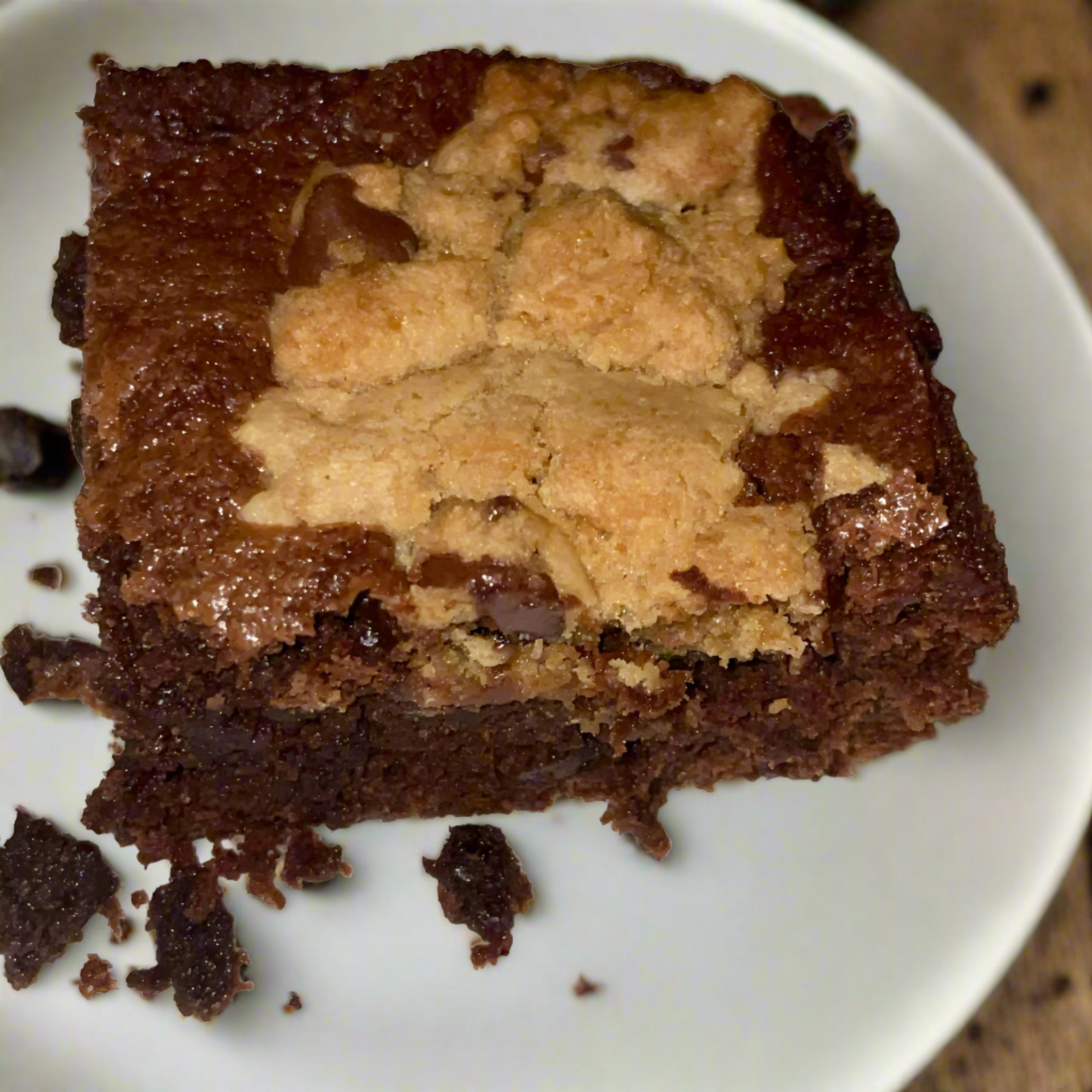 Brownie meets Chocolate Chip Brookie