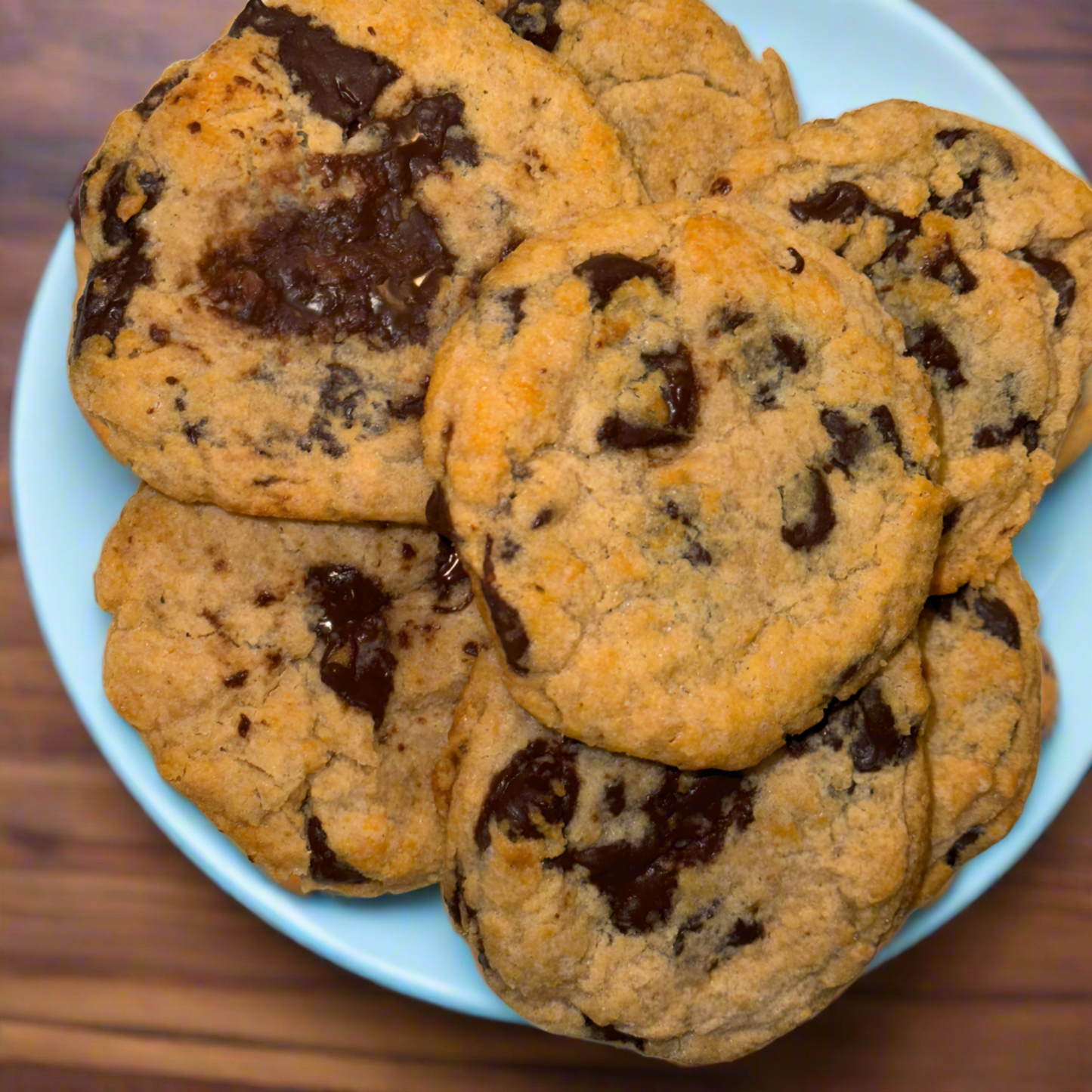 Sugar and Gluten Free Chocolate Chip Cookies