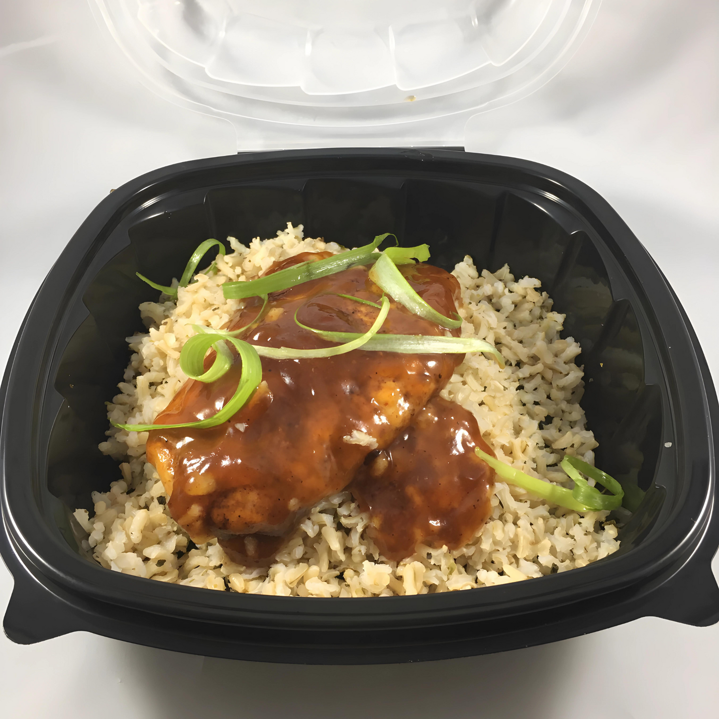 Sweet and Sour Chicken Breast and Fried Rice